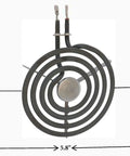 8-inch burner from 4 Piece Electric Range Surface Burner Kit For GE Hotpoint Ranges To Level Up Your Stove With Two 8 Inch WB30T10074 And Two 6 Inch WB30T10078 Elements Receptacles Not Included Fits Select GE Models