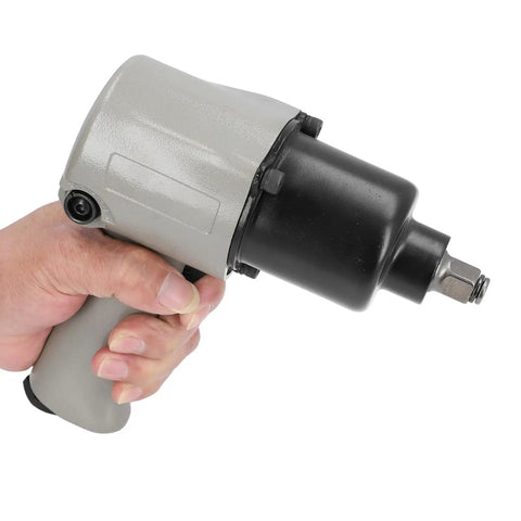 Heavy Duty Air Impact Wrench With Big Boy Strength And Massive 410Nm Torque Shreds Bolts Easily handheld view showing steel frame
