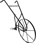 High Wheel Cultivator With Comfort Handle Three Position Adjustable Depth Quick Change Implements All Steel Construction Heavy Duty And 24 Inch Steel Wheel For Easy Tilling And Garden Prep.