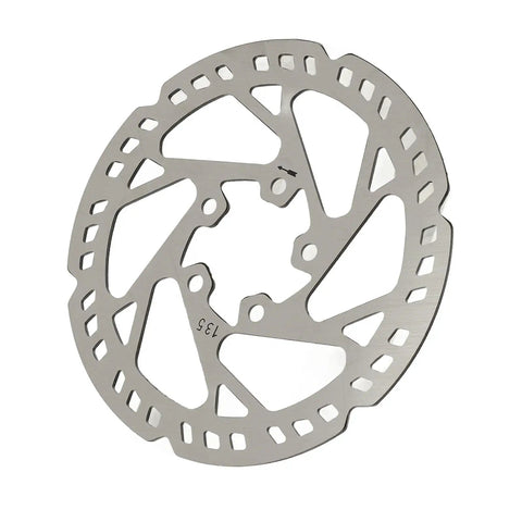 135mm Electric Scooter Brake Disc Replacement Stainless Steel Rotor Enhanced Heat Dissipation Smoother Braking Easy Install