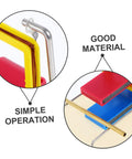 Electromagnetic Science Kit For School Labs With Coil showing close-up of metal and plastic components for electricity and magnetism demo