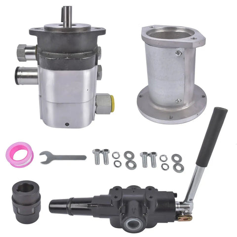 Beefy Heavy Duty Hydraulic Wood Log Splitter Pump Kit With 22 GPM At 4000 PSI, 2 Stage Aluminum Gear Pump Delivers 3600 RPM parts