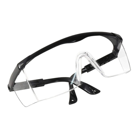 Clear UV Protective Safety Glasses With Side Shields for Yard Work and Gardening, Scratch Resistant Polycarbonate Lenses visible