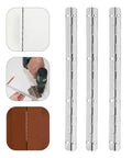 Beefy Heavy Duty Piano Hinges 3 Pack for Wood Boxes and Cabinets iron metal smooth quiet close flexible folding action
