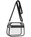 Stadium Ready Clear Bag With Adjustable Strap For Concerts Festivals And Game Day See Through PVC Purses That Fit Phone Wallet And Essentials