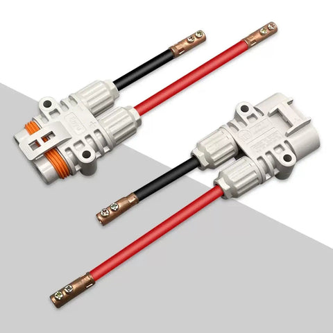 Hella Reliable 120A 1200V Waterproof Male Female Power Connector Set Heavy Duty Plug And Play Adapter with wires