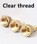 Brass Pneumatic Fittings Kit With Female Thread For 6mm 8mm 10mm 12mm Hose Barb Tail Gas Fittings, pagoda style barbed joints