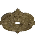 Benson Classic Ceiling Medallion Witch Hazel Crackle Finish Dope Look 28.375 Inch Outer Diameter ornate with floral patterns