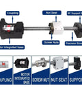 Built Tough Heavy Duty Carbon Steel Ball Screw Kit Featuring Precision Ground Drive Spindle And Rock Solid Motor Brackets for CNC parts overview.