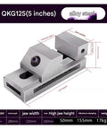 Top Shelf Machine Vise With Fast Swap Quick Clamp For Cnc Lathe And Garage Workbench featuring alloy steel, 5-inch size and precise clamping.