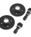 Front And Rear Differential Gear Set With 42T Ring Gear And 13T Pinion Gear Helical Teeth 20Cr Steel CNC Machined for RC Trucks