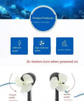 Beefy Underwater RC Thruster For Bait Boats And Sub Robots, Waterproof 12V Brushed Motor With 35mm Propeller product features