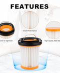 Replacement Vacuum Filter For Wandvac Ion W1 S87 Cordless Handheld Vacuum WV201 WV200 WV205 WV220 with ABS Material Features