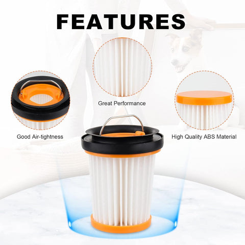 Replacement Vacuum Filter For Wandvac Ion W1 S87 Cordless Handheld Vacuum WV201 WV200 WV205 WV220 with ABS Material Features