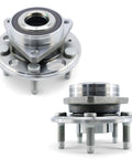 Two Pack Front And Rear Wheel Bearing Hub Assembly With ABS For 5 Lug Vehicles Compatible With 2010-2017 GMC Terrain