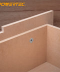 Installed 5/16-18 Tee Nuts, 4 Pronged, 50 Pack For Bolts And Stem Casters in wooden furniture with zinc plating.