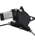 Front Left Window Regulator With Motor For Chevy Spark One Point Two Liter 2013 To 2015, showing motor and housing from side view.
