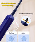 Zenithra blue fiber optic cleaning pen for 1.25mm LC/MU ferrules; 360° rotation