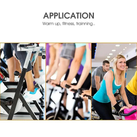 Indoor Bike Trainer With Magnetic Resistance Foldable Portable Turbo Trainer Stand used in fitness training sessions