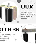 Comparison of Six Inch Gate Roller Guide for Sliding Gates with L Bracket and adjustable features against rust-prone thinner alternative.