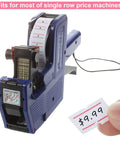 Go-To White Price Gun Labels 60 Rolls For MX5500 30000 Pieces Paper Price Tag Labels Stickers For Office And Retail used in blue price gun