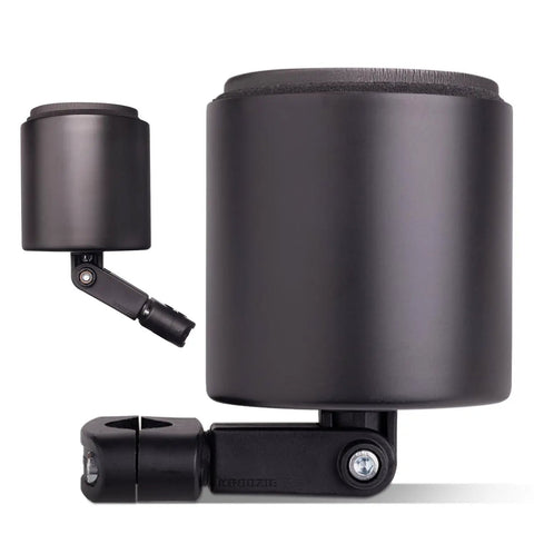 Deluxe Stainless Steel Cup Holder For Bikes Strollers Wheelchairs ATVs And More Universal Clamp Fits Five Eighths To One And Three Eighths Inch Bars