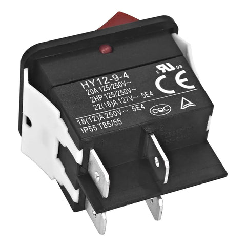 Beefy Heavy Duty Rocker On Off Switch 4 Pin IP55 125/250V 20A 2HP for Welding Machines and Household Appliances