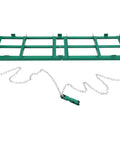Heavy Duty Lawn Leveler Rake With 72 Inch By 10 Inch Size And 180 Degree Rotating Long Handle, Landscape Rake with 4ft Chain