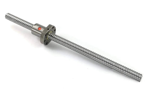 SFU1605 Ball Screw Nut Assembly For CNC Machines, 16mm Diameter, 5mm Lead, 400mm Length, GCr15 steel ball screw with nut