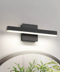 LED Bathroom Vanity Light Bar 15.75 Inch Black Wall Sconce 12W 4000K Non Dimmable Modern Bath Fixture With Easy Install No Glare And Clean Look Perfect For Bathrooms And Powder Rooms over mirror