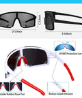 UV400 protection polarized sports sunglasses from 24 Piece Polarized Sports Sunglasses And Breathable Neck Gaiter Face Mask Set For Men Women Your Best Go To Outdoor Gear For Hiking Cycling Running Fishing Driving, adjustable rubber nose pad and sweat reduction feature
