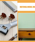 10 Pack Rock Solid Round Wooden Cabinet Knobs Featuring Natural Grain And Smooth Grip Single Hole Furniture Drawer Pulls For Kitchen Cupboard Refresh And Wardrobe Doors Top Notch Hardware on wooden table.