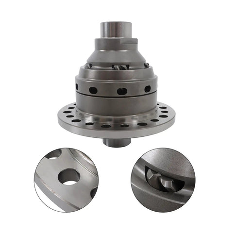 Beefed Up Helical Gear Limited Slip Differential Replacement for Front 30 Spline 27 Spline 3.73 and Up, close-up details