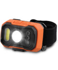 Rechargeable LED Headlamp With Wave Sensor Two Pack Ultra Bright 1000 Lumens Dual Beam Spotlight And COB Flood 7 Modes Including Red Light