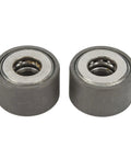 Wheel Stud Installation Kit For Cars And Light Trucks, two steel bearing nuts shown front view