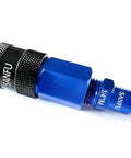 Top Shelf Aluminum Air Hose Fittings Kit Featuring Quick Connect Coupler And Industrial Air Plug One Hand Operation Rock Solid Six Ball Lock Design 1/4 Inch Blue Compressor Gear quick connect coupler and industrial air plug.
