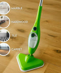Top Shelf Microfiber Steam Pocket Replacement Mop Pads Compatible With X5 Steamboy Machine Washable Ultra Soft Absorbing Refills on hardwood.