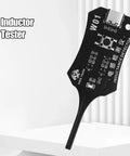 Type C Inductance Tester For Phone Motherboard Coil Detector And Circuit Board Inductor Scanner Quick Fault Check Tool On Site Repair Handy Portable Electronic Repair Gadget in black on stand