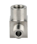 Heavy Duty Stainless Steel Street Tee Pipe Fitting 1/2 NPT Male To 1/2 NPT Female To 1/2 NPT Female 304 Stainless High Pressure