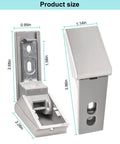 Stainless steel fridge door hinge replacement kit for Liebherr freezers, compatible with models Cbnes385622z and more, dimensions shown
