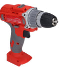 Zero Gimmicks Cordless Electric Drill With Dual Mode Rotation And 25 Adjustable Torsion For Serious Home Fixes And Pro Builds Saving Your Knuckles During Long Wrenching Marathons Plus Snappy Forward Reverse Swaps close up of red cordless drill showing adjustable torsion settings and grip.