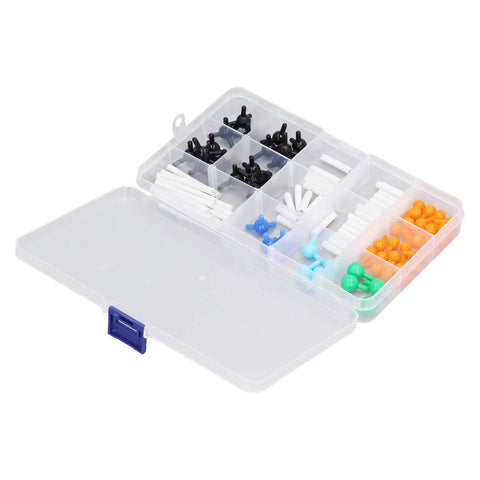 Hands On Chemistry Molecular Model Kit For Building 3D Carbon Hydrogen Oxygen Nitrogen Structures, Educational Science Set