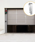 Garage with Universal Stainless Steel Garage Door Opener Clip And Sun Visor Clip Replacement For Remote Openers Emergency Release Reinforcement