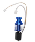 Upgraded V6 Hot End Kit With 0.4mm Nozzle And 60W Ceramic Heater For Ender 3 Pro V2 Prusa i3 MK3S MK3 MK2S 3D Printer Parts Durable Wear Resistant Steel Nozzle Compatible 1.75mm Filament blue 3D printer hot end with wiring