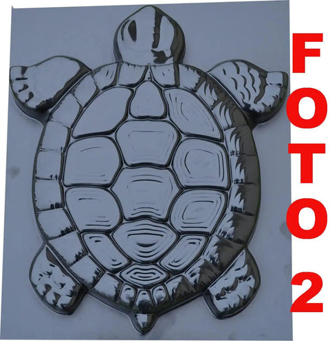 Turtle Shaped Stepping Stone Mold For DIY Concrete Garden Pathway Pavers ABS Plastic Casting Mold Makes Over Fifty Turtles Ideal For Lawn Decor And Patio Paths