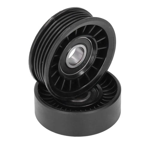 Fauitay Drive Belt Idler Pulley Set 2 Pcs Durably made of metal and ABS for Fairlane AU BA BF NF NL models 1995-2007.