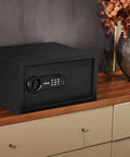 Deluxe Safe And Lock Box With Digital Keypad For Home Office Hotel And Business Use Steel Alloy Small Safe 1.0 Cubic Feet Capacity