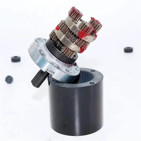 Beefy 42mm Planetary Gearbox for 775 795 895 Geared Motors with massive torque, low speed, forward and reverse ready, smooth power transmission
