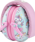 Unicorn Themed Kid Friendly Earmuffs For Toddlers And Kids 25 Decibels Of Noise Reduction Lightweight Adjustable with plush headband