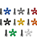 Orange CNC Clutch Cable Adjuster Screw M10x1.5 For Motorcycle Universal Fit Must Have Easy Install High Torsion Strength in various colors